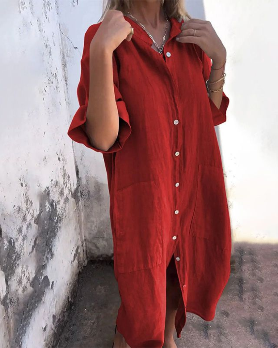 Alva | Ibiza-Inspired Shirt Dress