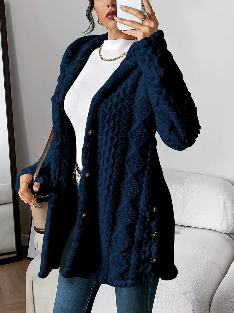 Soof | Plush Hooded Cardigan