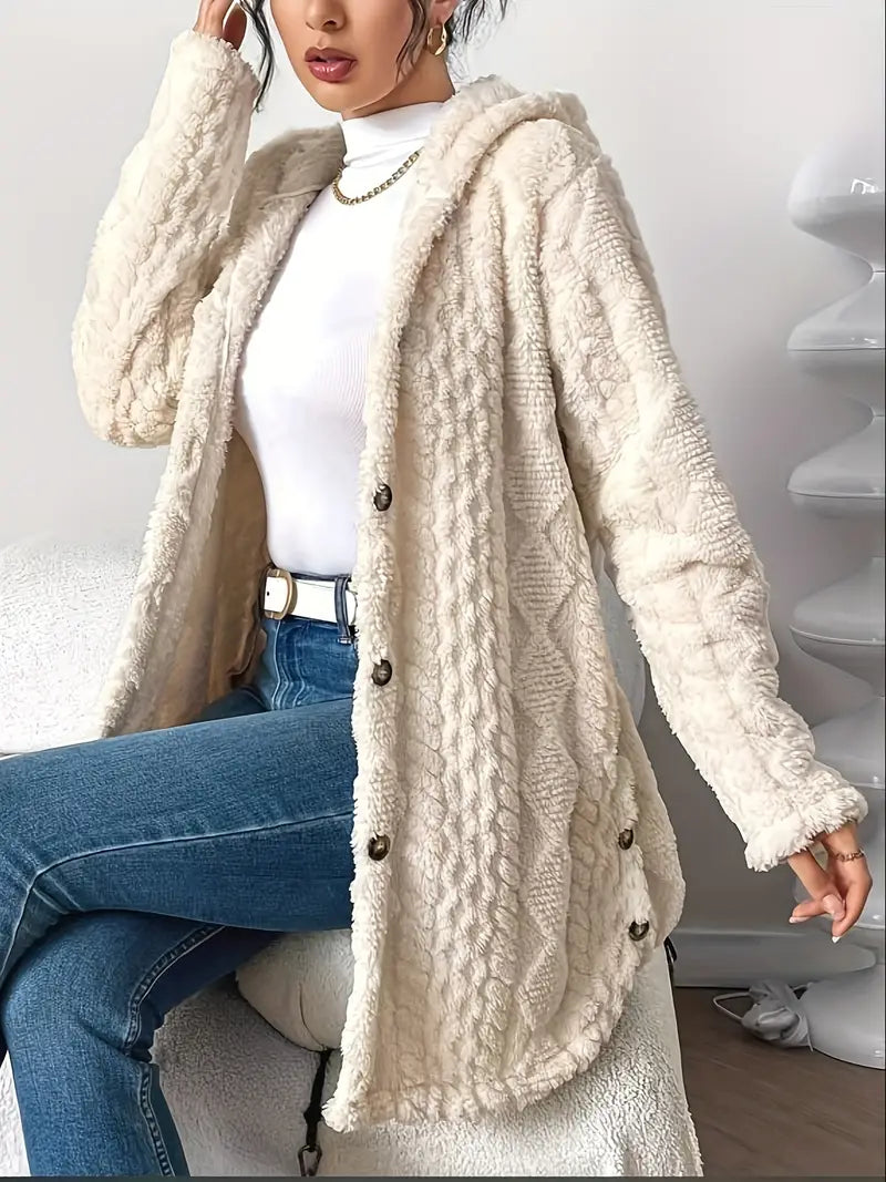 Soof | Plush Hooded Cardigan