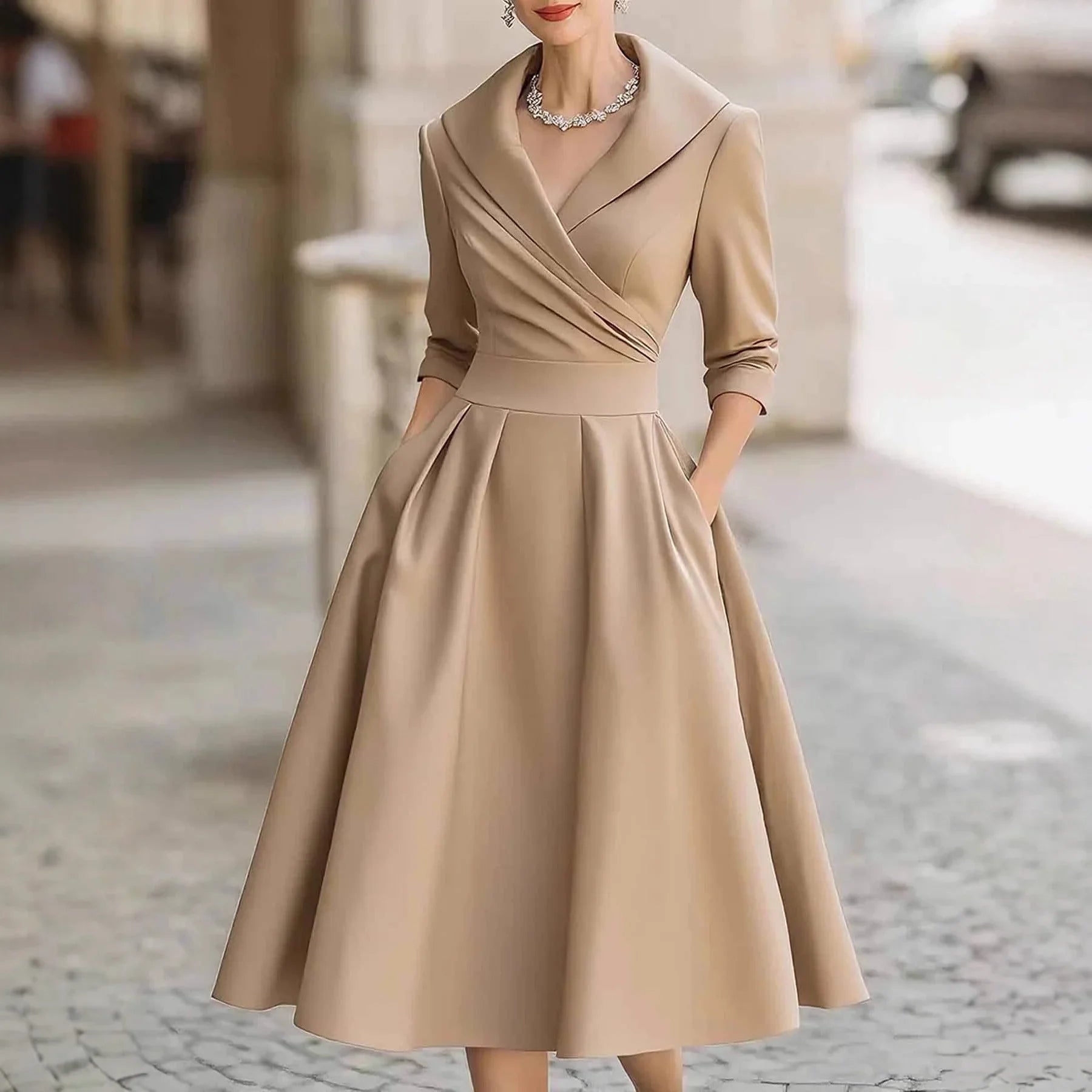 Denize | Flattering Midi Dress