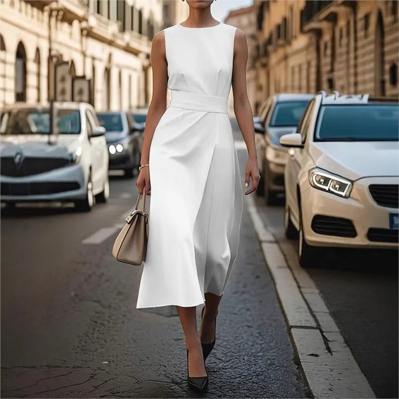 Ryve | Elegant Round Neck Dress