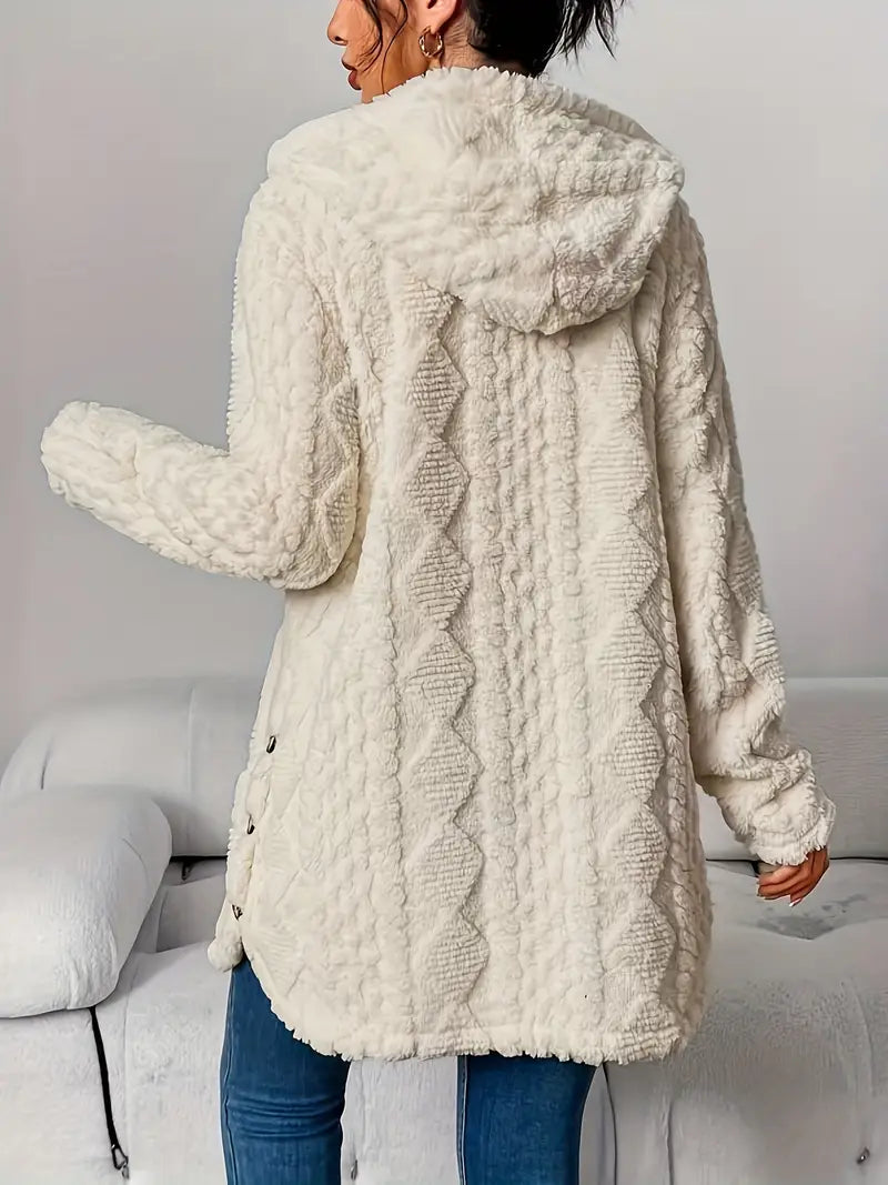 Soof | Plush Hooded Cardigan